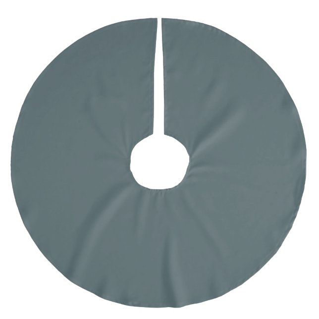 Festlich dunkelgrün polyester weihnachtsbaumdecke (Vorderseite)