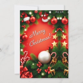 Festlich frohe Weihnachten Personalisiert