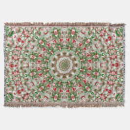 Festlich Funky Boho Hippie Weihnachts Kaleidoskop Decke