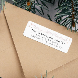 Festlich Merry Little Weihnachtsadresse