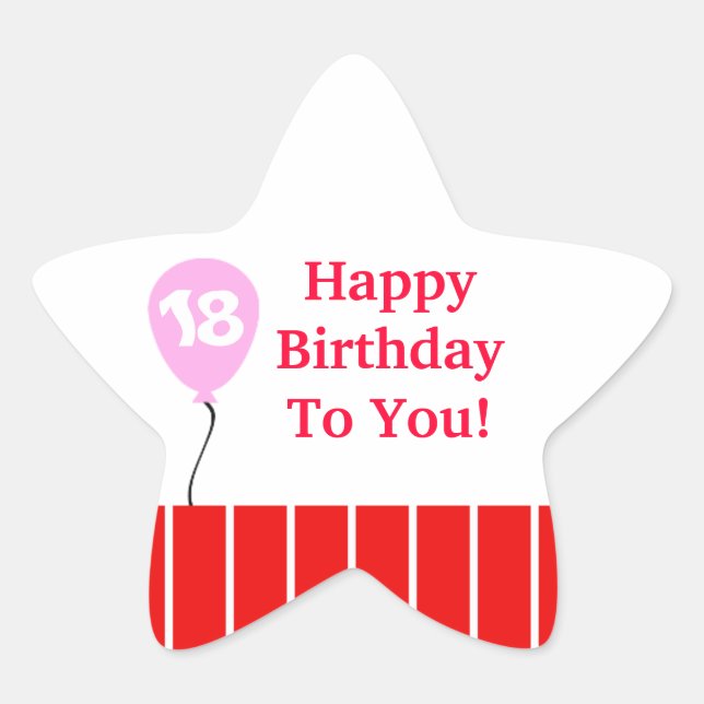 festlich  Stern-Aufkleber (Vorderseite)