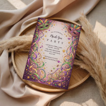Festliche Bandmaske Mardi Gras Maskerade