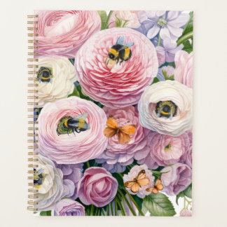 Festliche Bienen & Floralplaner Planer
