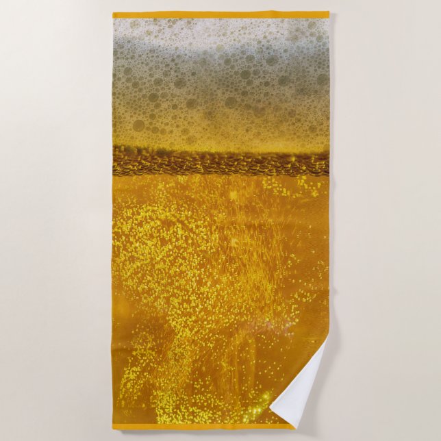 Festliche Biergalaxie a Celestie Quenching Strandtuch (Vorderseite)