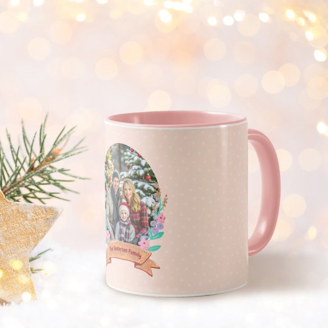 Festliche Blüten Rosa Foto Tasse (Von Creator hochgeladen)