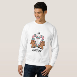 Festliche Candy Cane & Gingerbret Sweatshirt