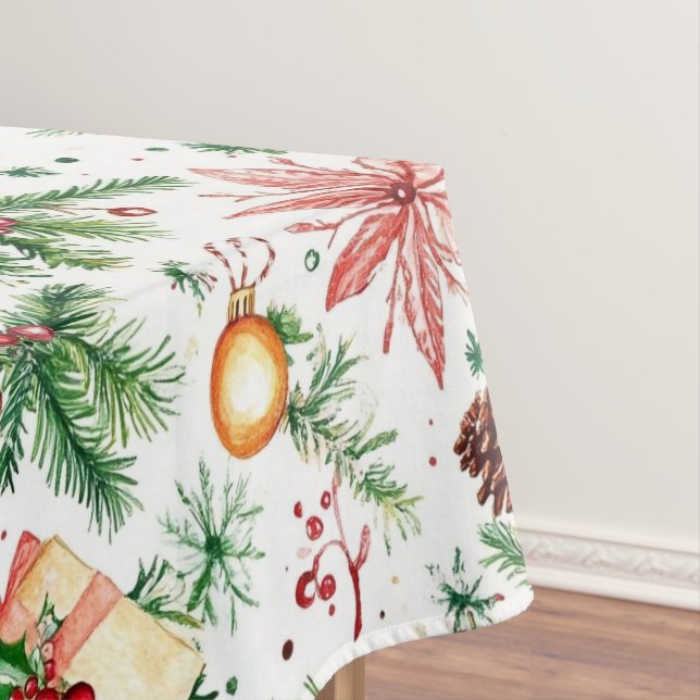Festliche Dekoration Weihnachten Tischdecke (Beispiel)