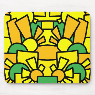 Festliche Doodle-Kunst 42 Mousepad