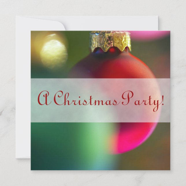 Festliche Einladung (Vorderseite)