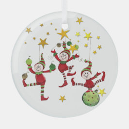 Festliche Elfen Weihnachten Ornament Aus Glas