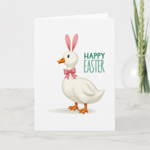 Festliche Enten Frühling Karte