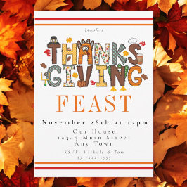 Festliche Erntedank Feste Türkei Fußball Blätter Einladung