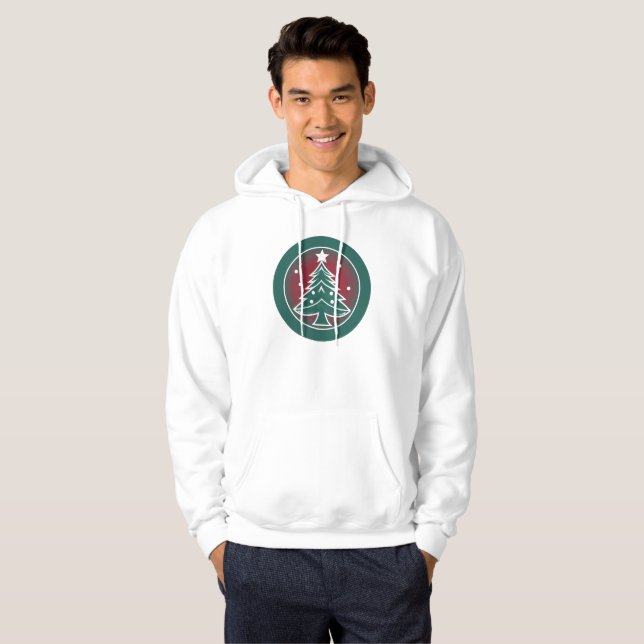 Festliche Feste: Ein Weihnachtsgenuss Hoodie (Vorne ganz)