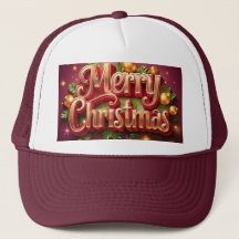 Festliche Frohe Weihnachten-Kappe Schaumstoff-Part