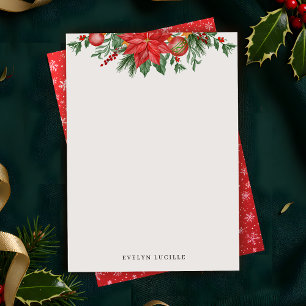 Festliche Grünpflanzen Weihnachten Weihnachten Mit Mitteilungskarte