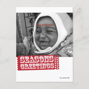 Festliche Grüße Postkarte