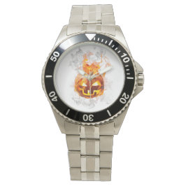 Festliche Halloween Stainless Steel Bracelet Watch Armbanduhr