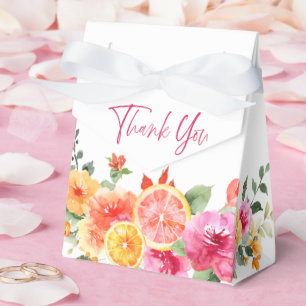 Festliche helle Blumen schneiden Zitrus-Junggesell Geschenkschachtel