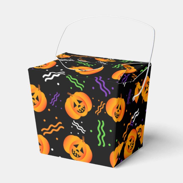 Festliche Jack-O'-Lanterns Geschenkschachtel (Vorderseite)