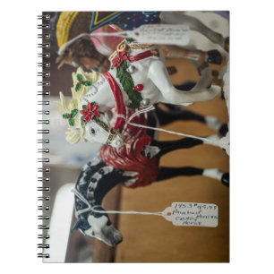 Festliche Karussellpferd-Ornament-Sammlung Notizblock