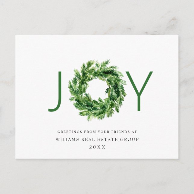 Festliche Kiefernstrasse Weihnachtsfeier Postkarte (Vorderseite)