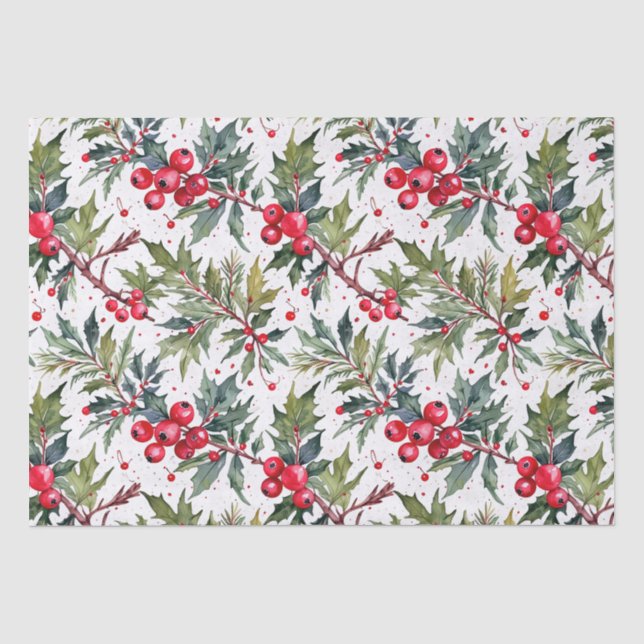 Festliche Kleider von Holly Botanical Seidenpapier (Vorderseite)