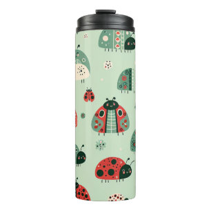 Festliche kleine Käfer Thermosbecher