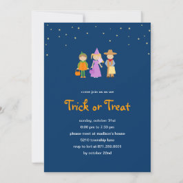 Festliche Kostüm-Halloween-Party-Einladung Einladung