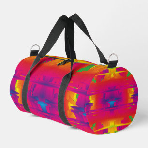 Festliche lebhafte indische Farbmuster Duffle Bag