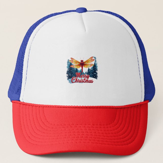 Festliche Libelle Truckerkappe (Vorderseite)
