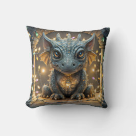 Festliche Lichter Chibi Gargoyle Dragon Kissen