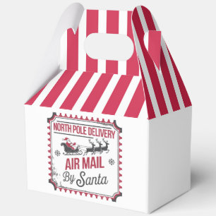 Festliche Luftpost am Nordpol Geschenkschachtel