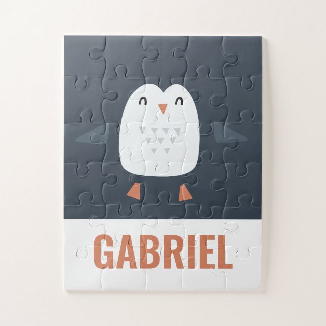 festliche lustige niedliche Pinguine personalisier (Vertikal)