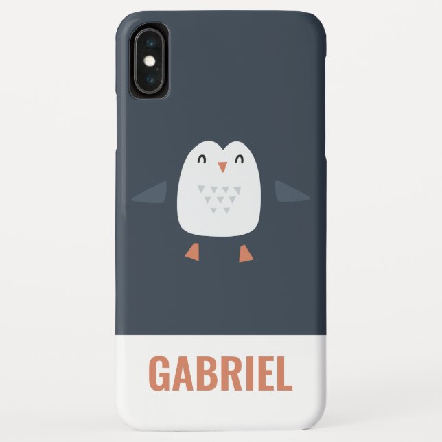 festliche lustige niedliche Pinguine personalisier Case-Mate iPhone Hülle (Rückseite)