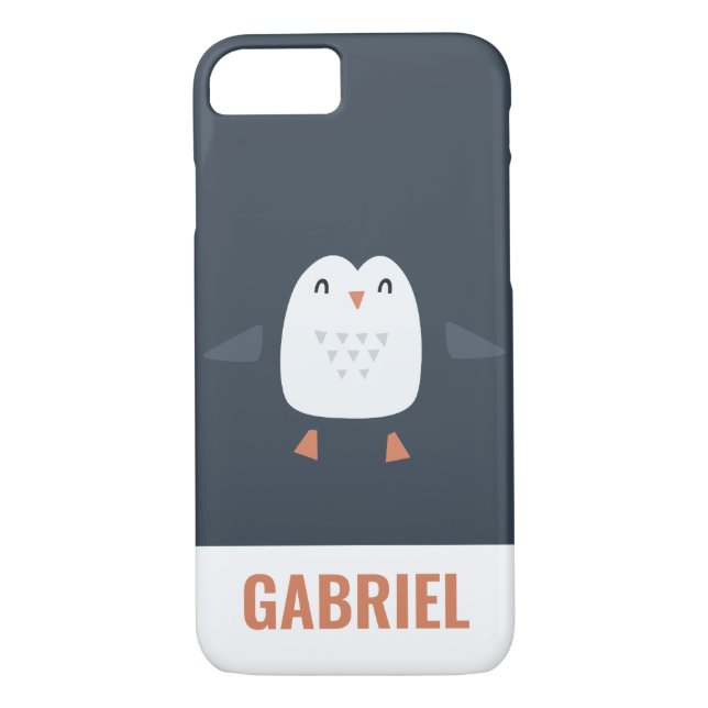 festliche lustige niedliche Pinguine personalisier Case-Mate iPhone Hülle (Rückseite)
