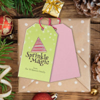 Festliche Minimal Weihnachtself Hat rosa rote Stre