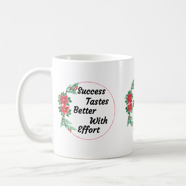 Festliche Motivation Kaffeetasse (Links)