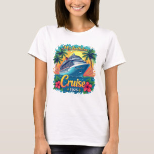 Festliche My Birthday Cruise Schiff Party 2025 T-Shirt