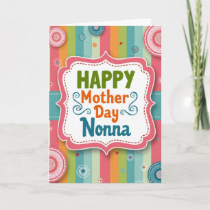 Festliche Nonna Muttertagskarte Karte