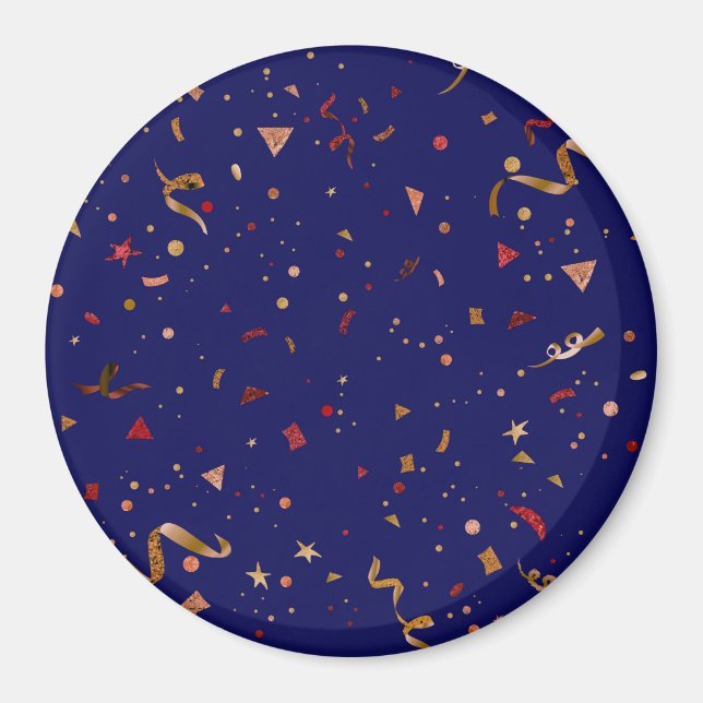 Festliche Ornamente 7 Magnet (Vorne)