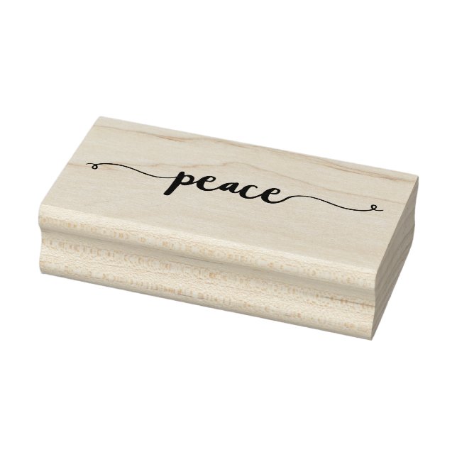 Festliche PEACE-Wirbel | Weihnachten, Hanukka Gummistempel (Stempel)