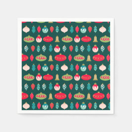 Festliche Retro Weihnachtsschmuck Mittelalter Jahr Serviette