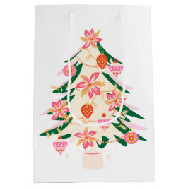 festliche Retrospass Weihnachtsbaumschmuck Mittlere Geschenktüte