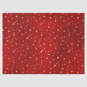 Festliche rote und goldene Folie Winter Weihnachts Seidenpapier