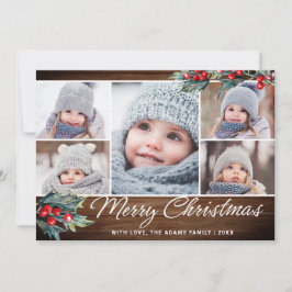 Festliche Rustikale Weihnachten 5 FOTOS Grüße