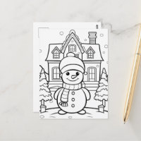 Festliche Schneemannskollektion