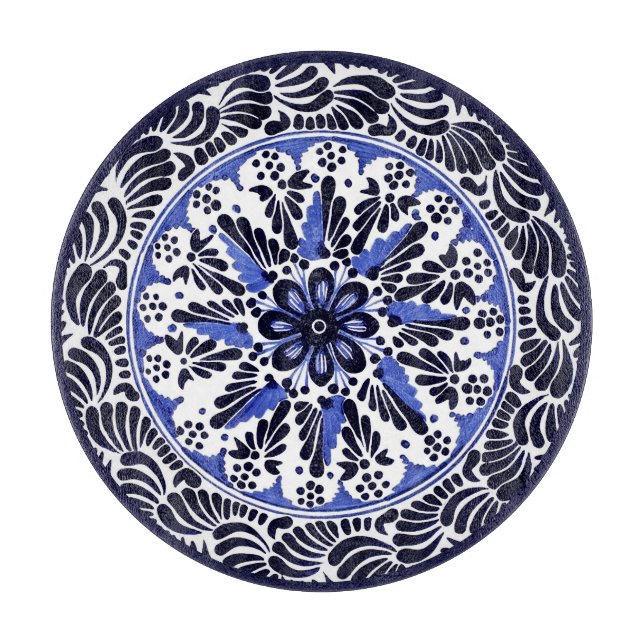 Festliche Talavera Cuatro Schneidebrett (Vorderseite)