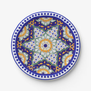 Festliche Talavera Ocho Pappteller