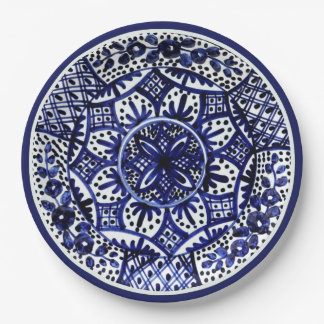 Festliche Talavera Seis Pappteller