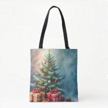 Festliche Tasche im Wasserfarbenbereich